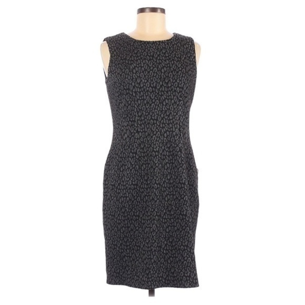 Calvin Klein Gray Sleeveless Ponte Dress